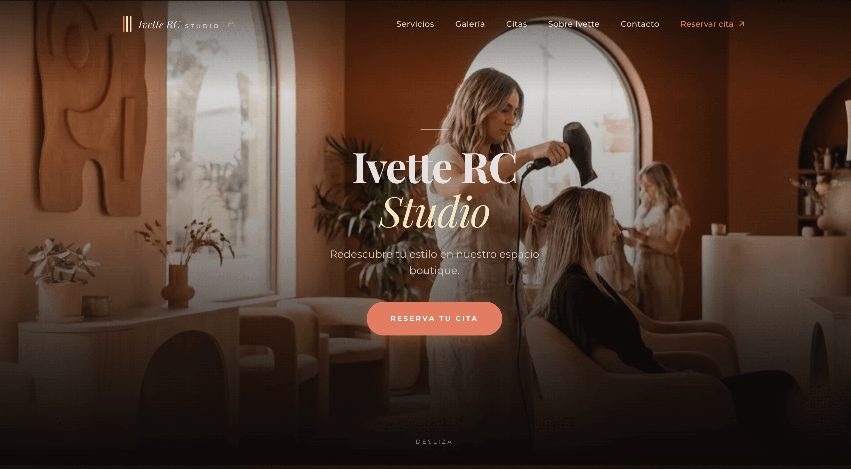 Captura del sitio de Ivette RC Studio 2